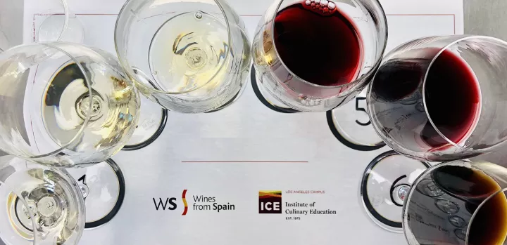 Wines from Spain served three whites and three reds at a tasting at ICE Los Angeles.