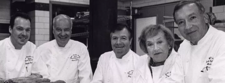 ICC alumna, chef Angie Mar hosts icon series dinners honoring ICC deans & Julia childs