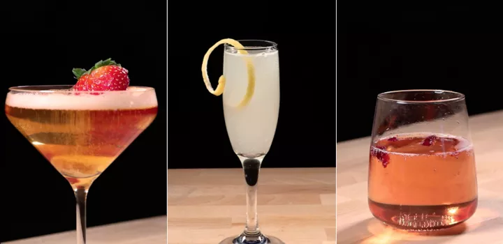 Three champagne cocktails to prepare during the holidays