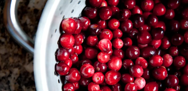 cranberries to be uses in cranberry sauce recipes