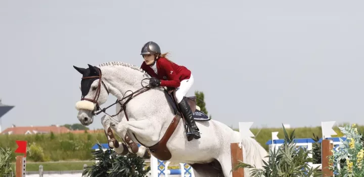 Francesca Kolowrat is a champion horse jumper and professional cook
