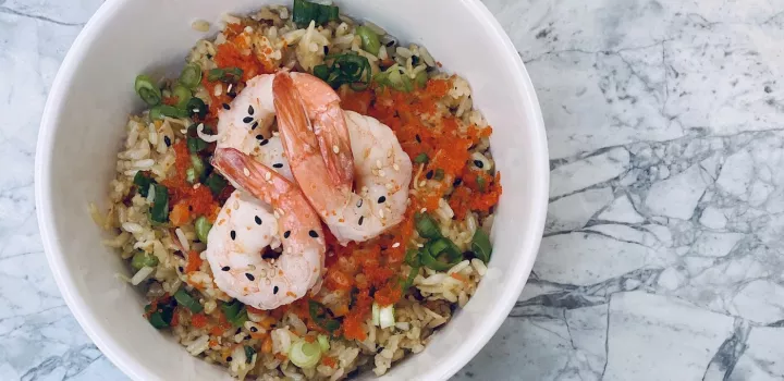 Sweetcatch shrimp and crab fried rice
