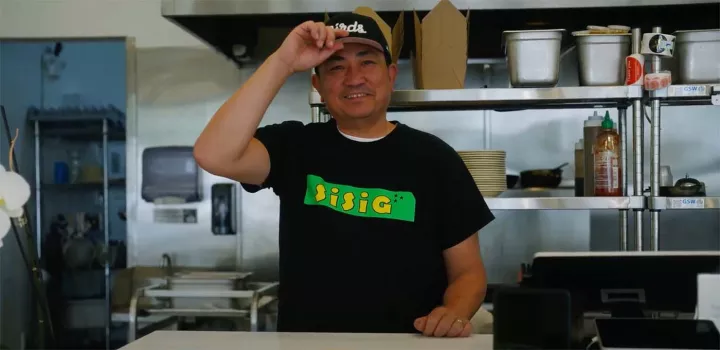 Rex Quizon is the chef and owner of Sisig in Los Angeles