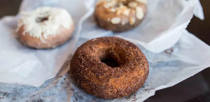 different types of donuts from underwest donuts in new york city