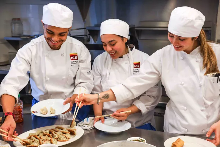 ICE New York - Students in Teaching Kitchen
